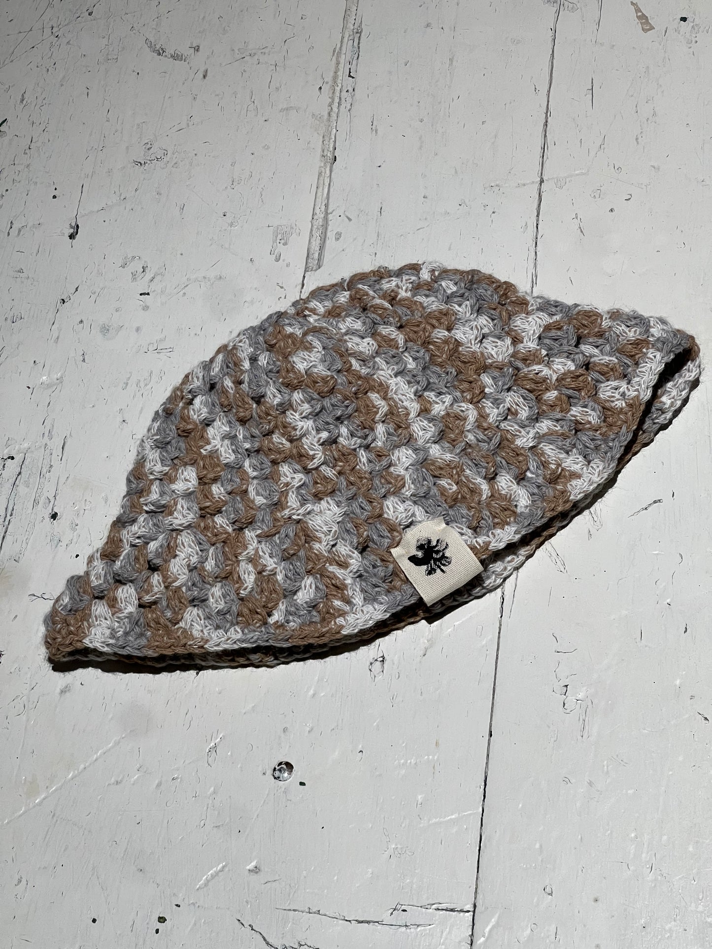 Cappello Bucket - Grey Cream Mustard