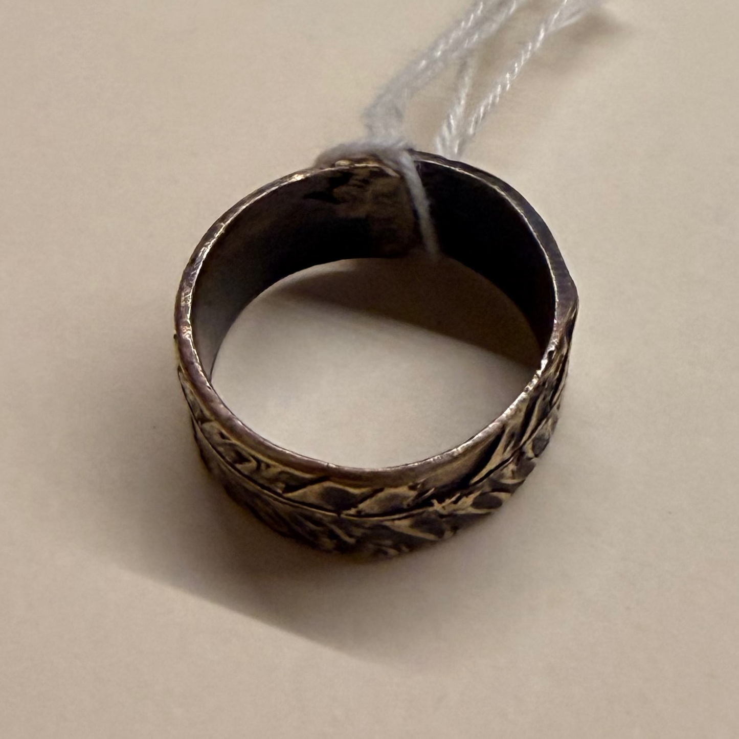 Anello - Foglia di ferpa