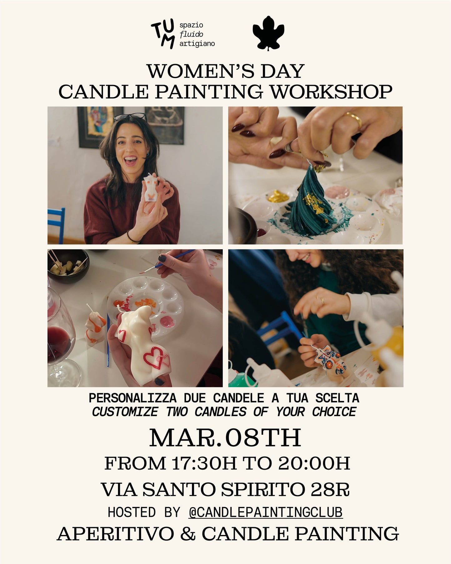 WOMEN'S DAY: CANDLE PAINTING WORKSHOP
