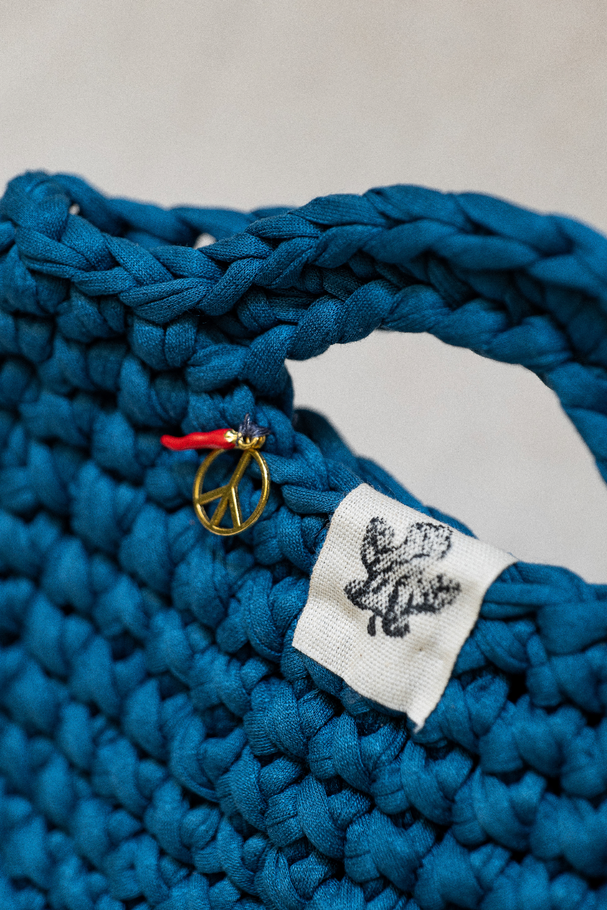 Minibag Buenasuerte y Paz - Petrol Blue