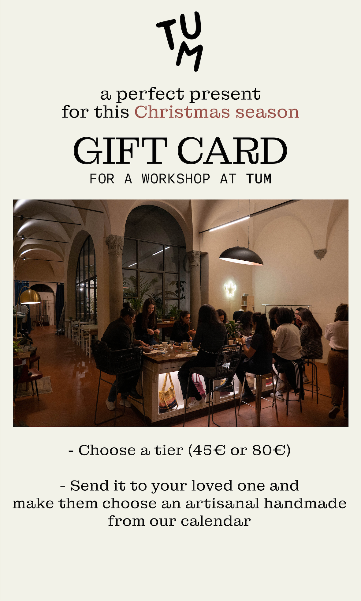 TUM Workshop e-Gift Card