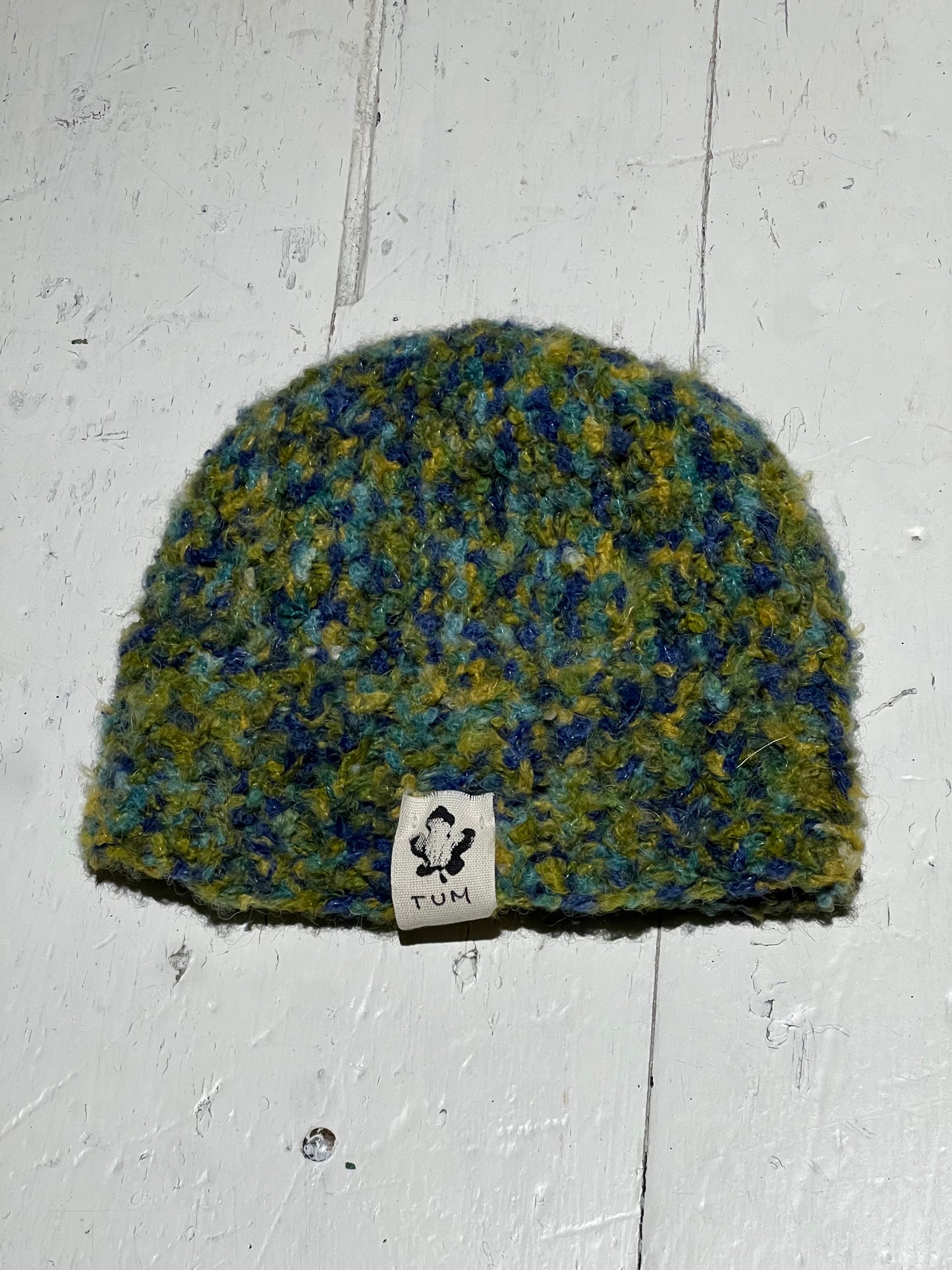 Cappello Beanie - Green Blue Yellow