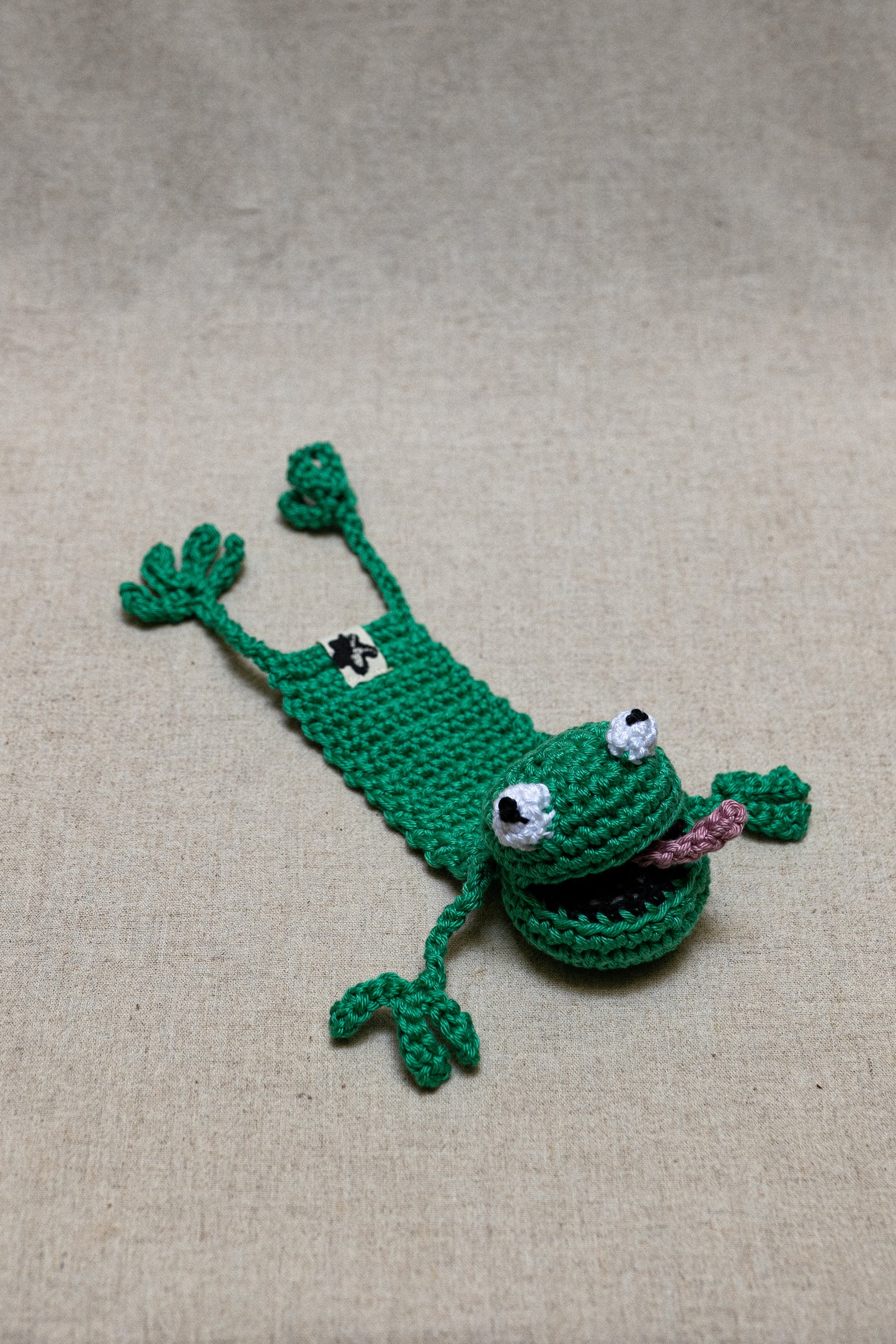 Segnalibro Amigurumis - Rana