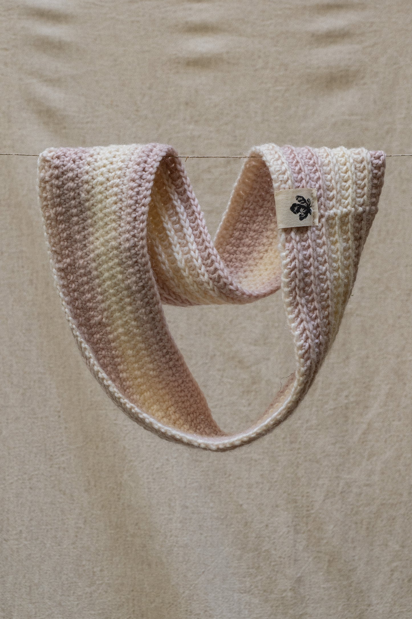 Sciarpa Infinito - Cream Pink