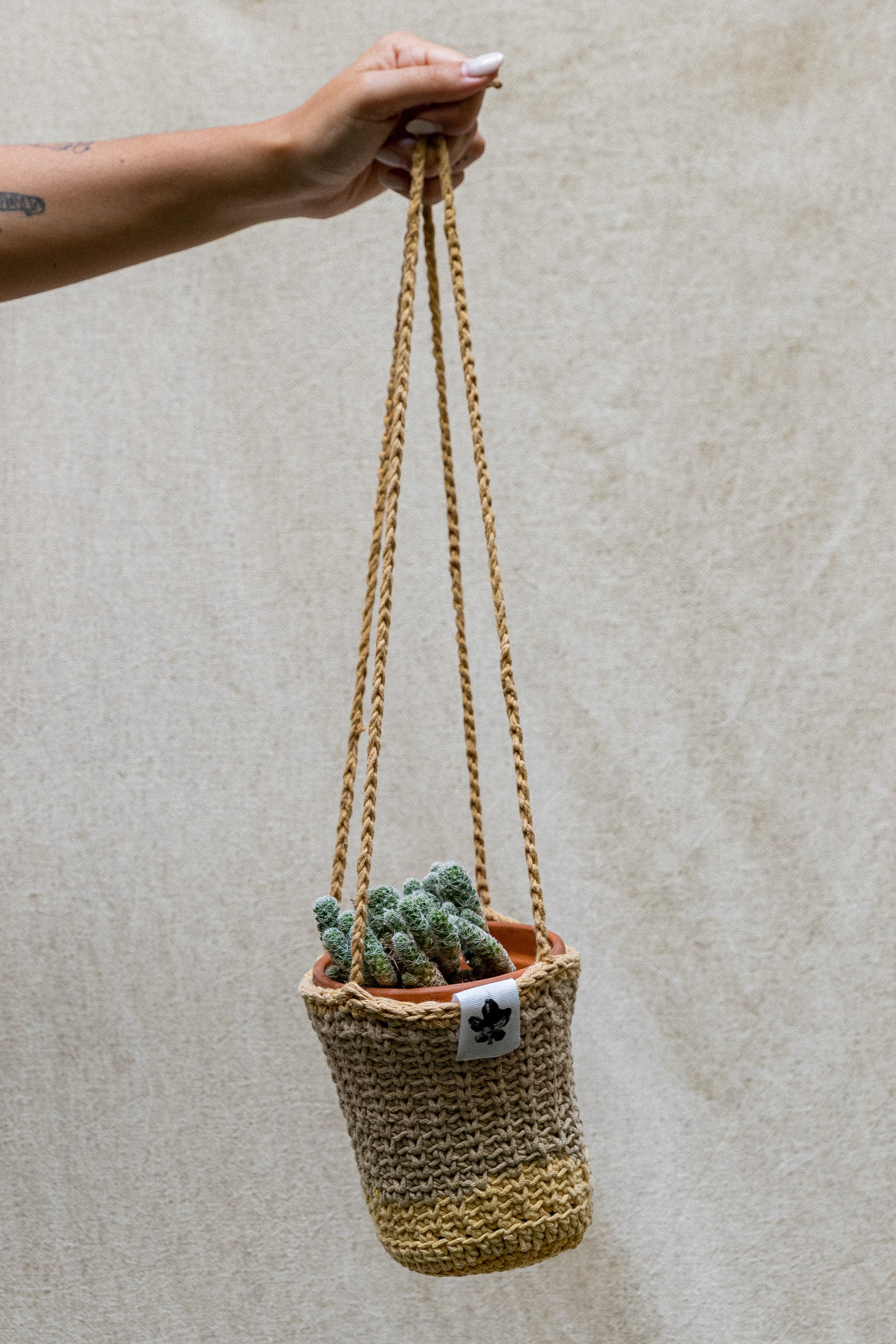 Coprivaso Sospeso - Beige Mustard