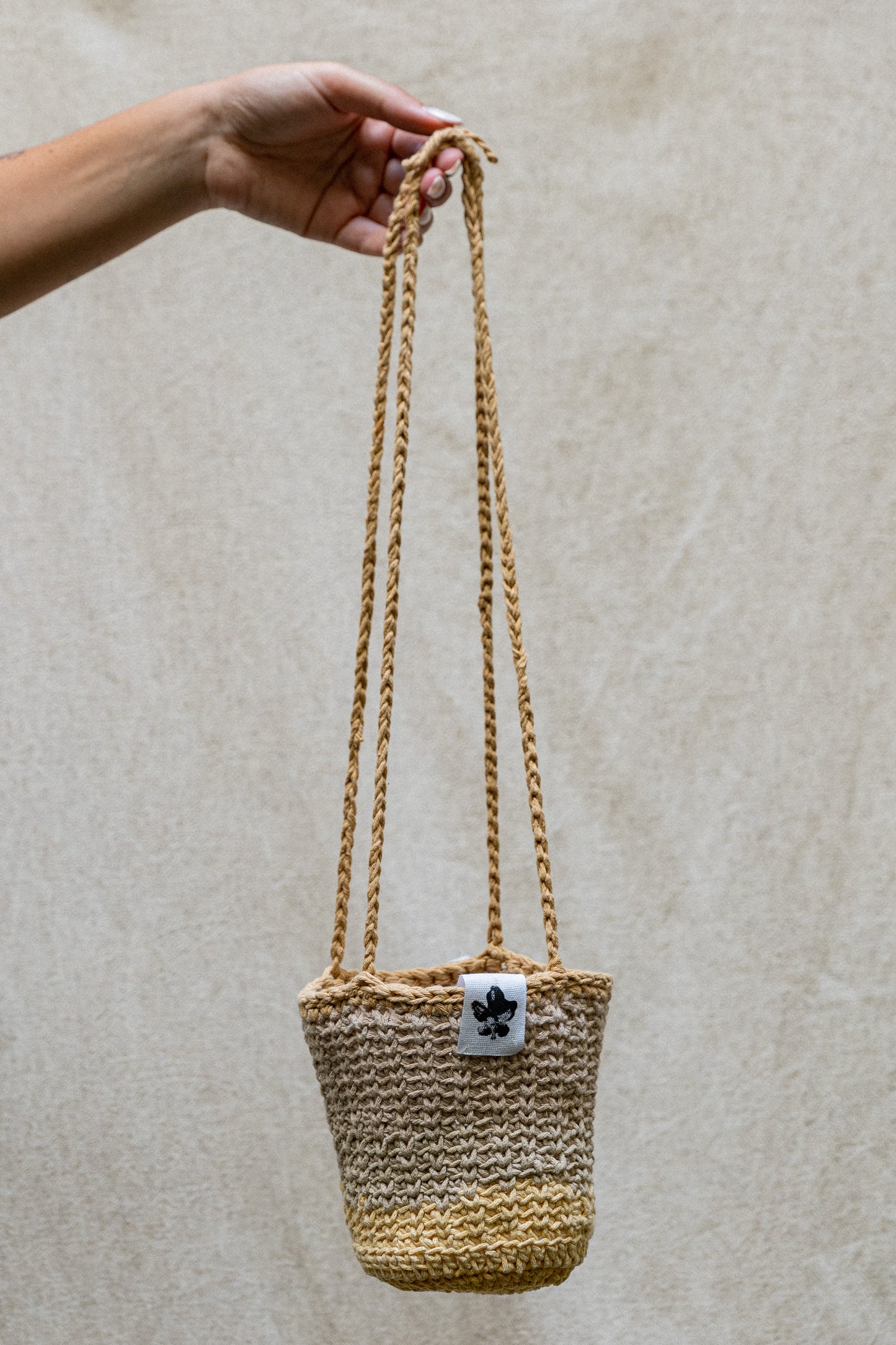 Coprivaso Sospeso - Beige Mustard
