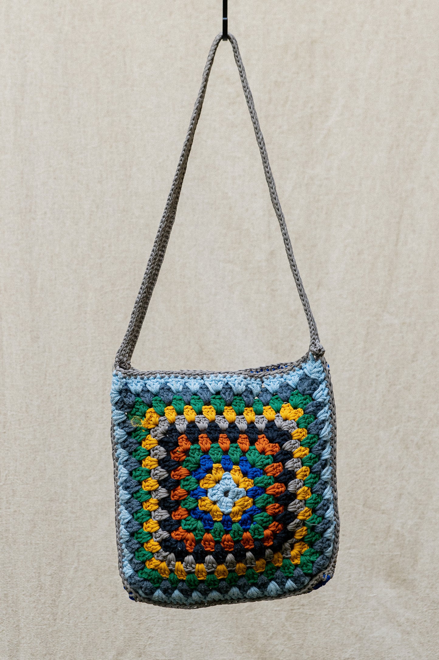 Sling Bag - Grey Petrol Blue