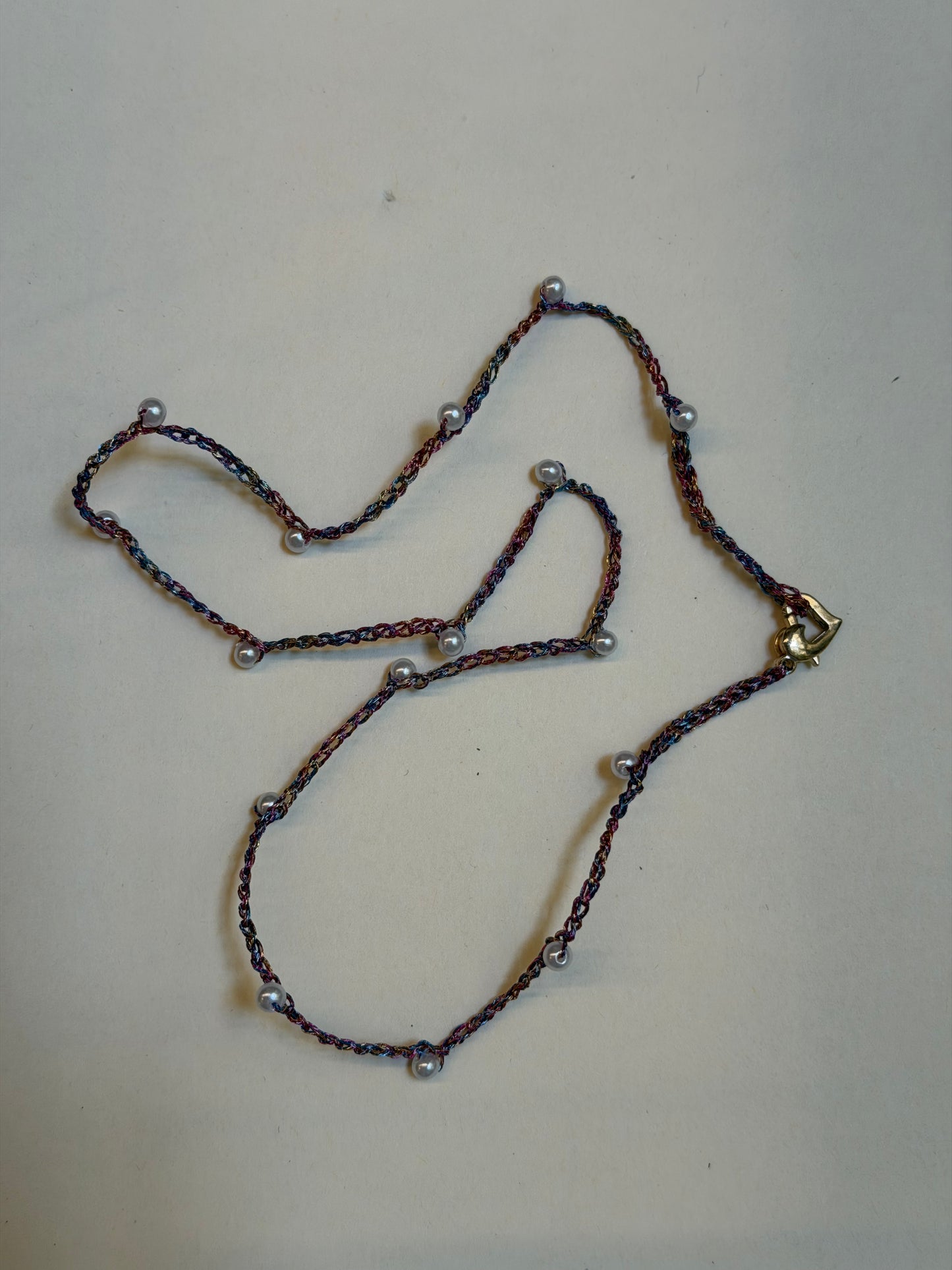 Collana Uncinetto Perle