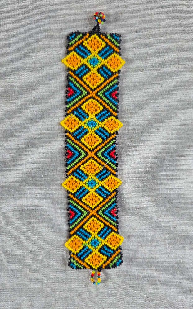 Bracciale Grande 4 Rombi - Giallo
