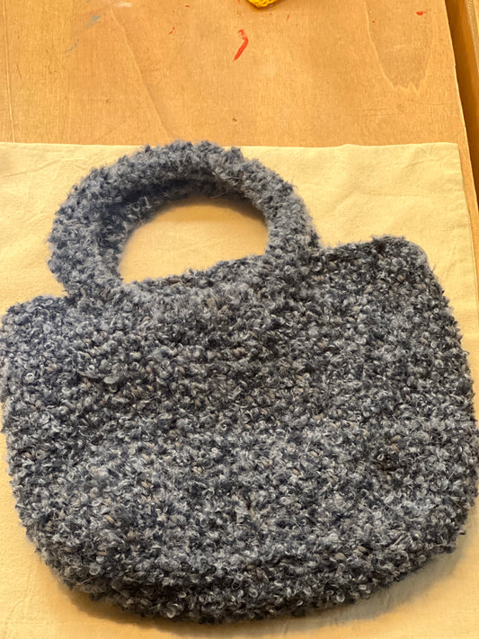 Handbag Bucle - Blue