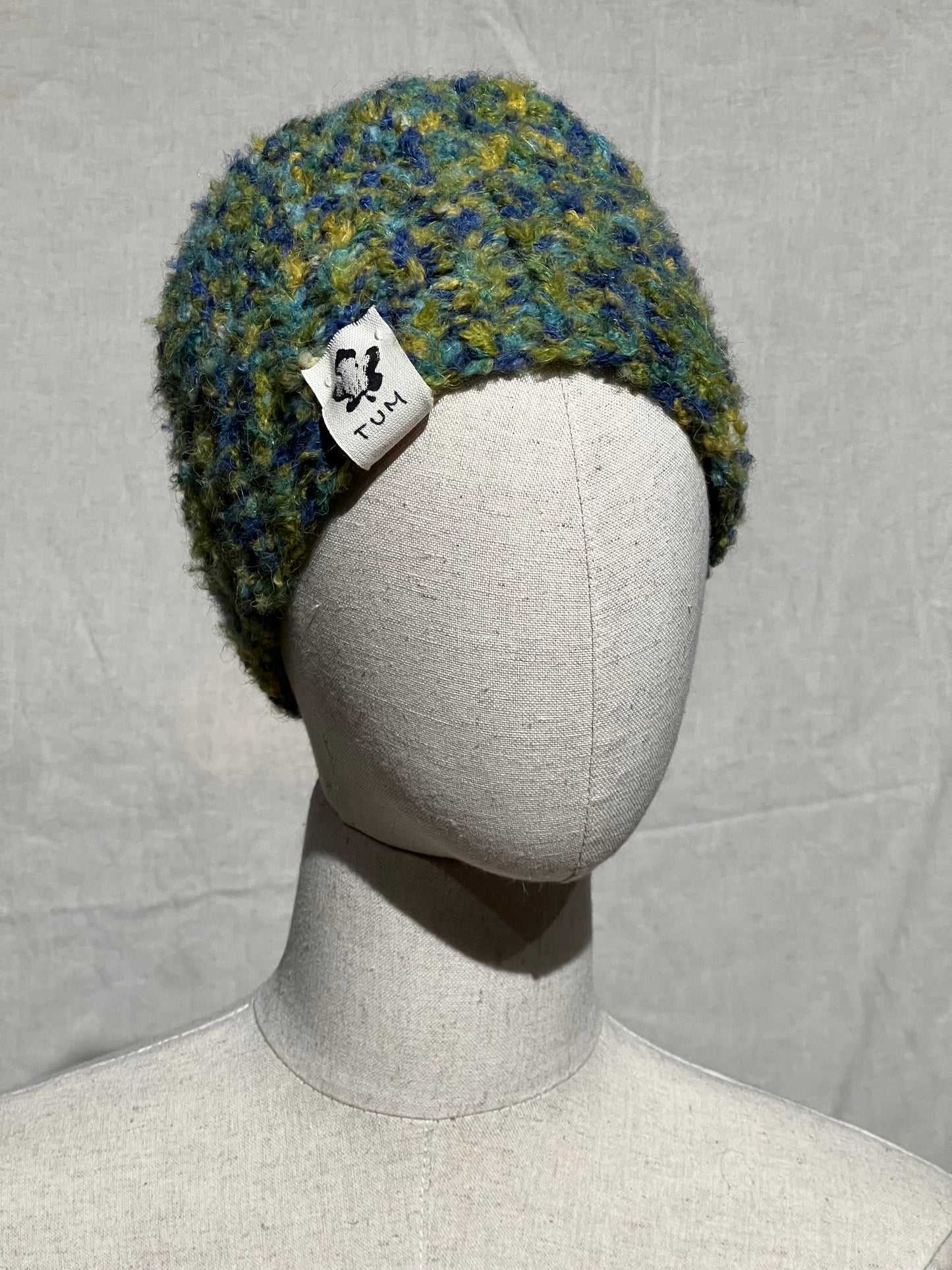 Cappello Beanie - Green Blue Yellow