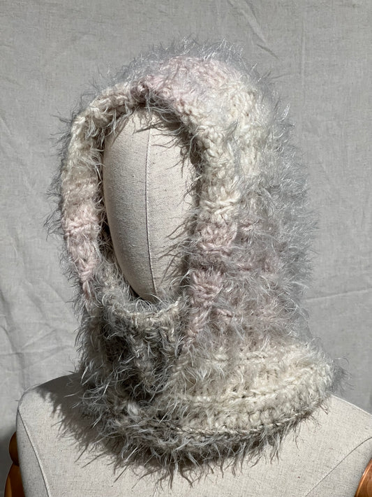 Balaclava - Yeti Beige and Pink