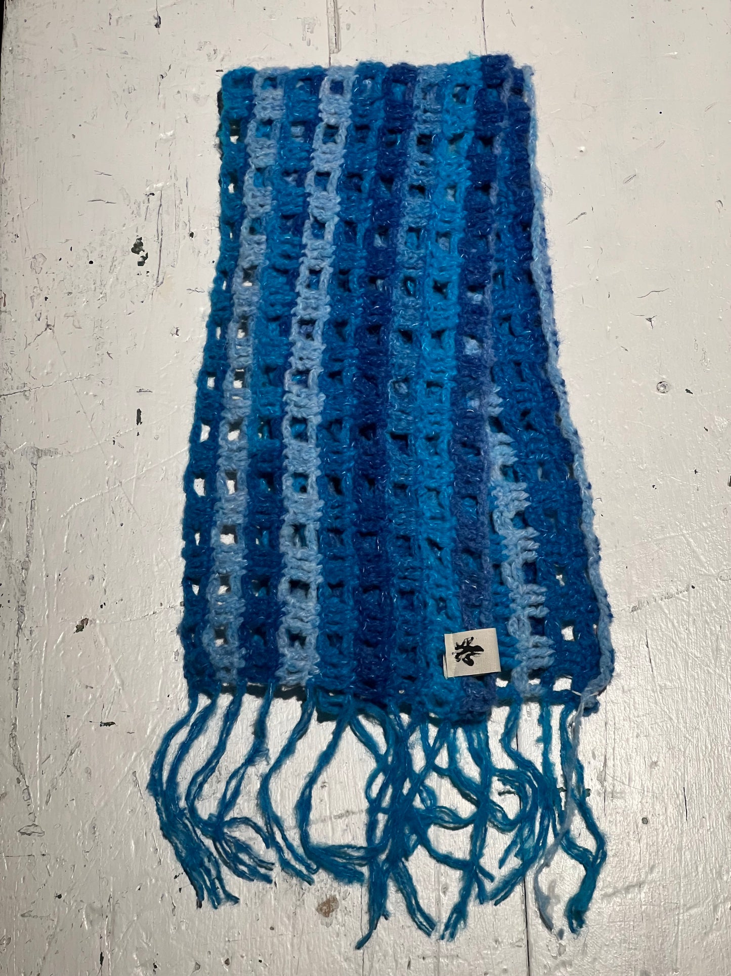 Sciarpa   - Blue stripes