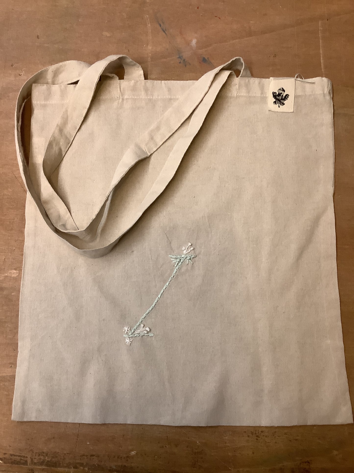 Shopper ricamata