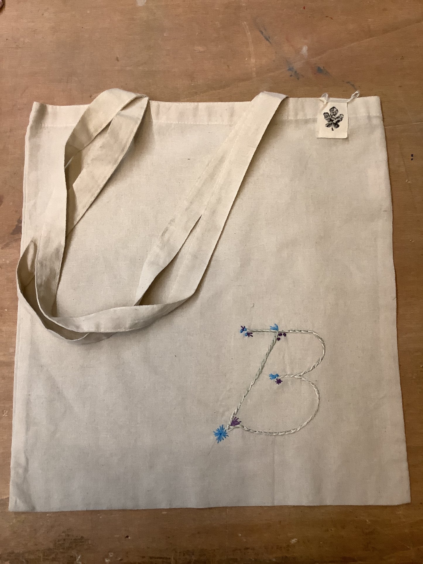 Shopper ricamata