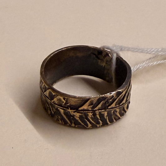Anello - Foglia di ferpa