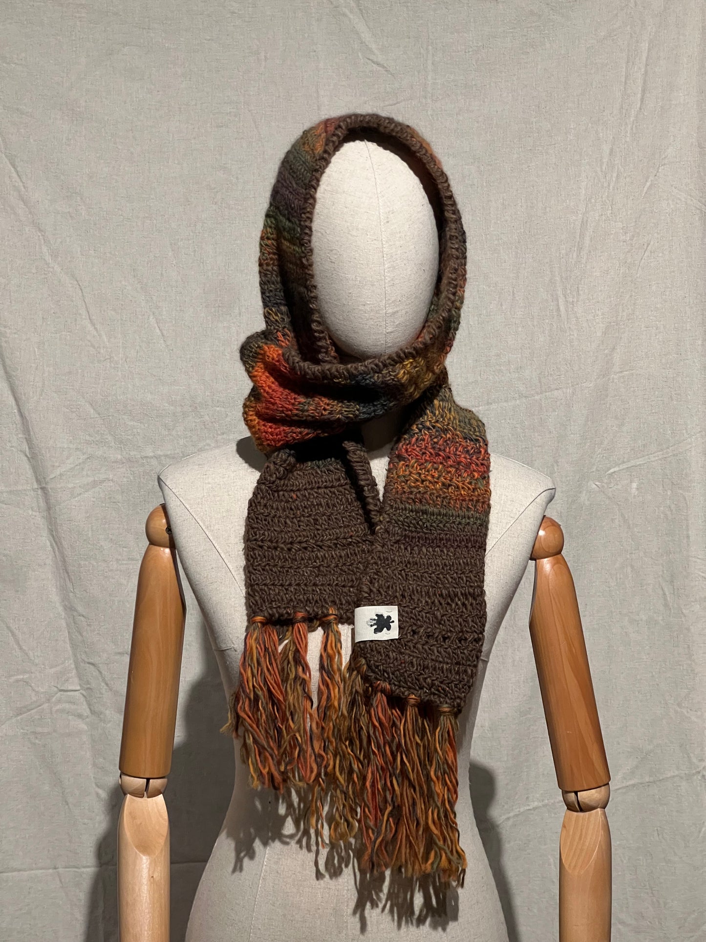 Sciarpa   - Brown Orange