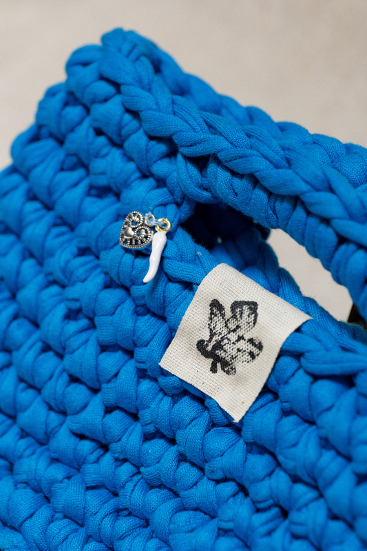 Minibag Good Luck my Love - Azzurro