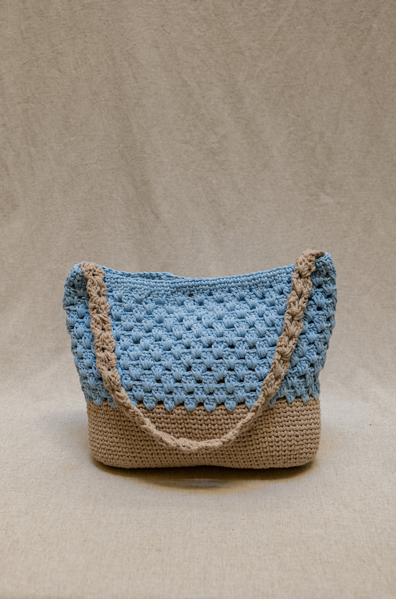 Shoulder bag  - Sky Blue Beige