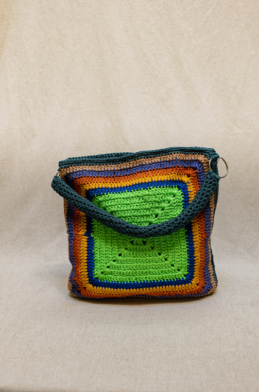 Shoulder bag  - Multicolor Green