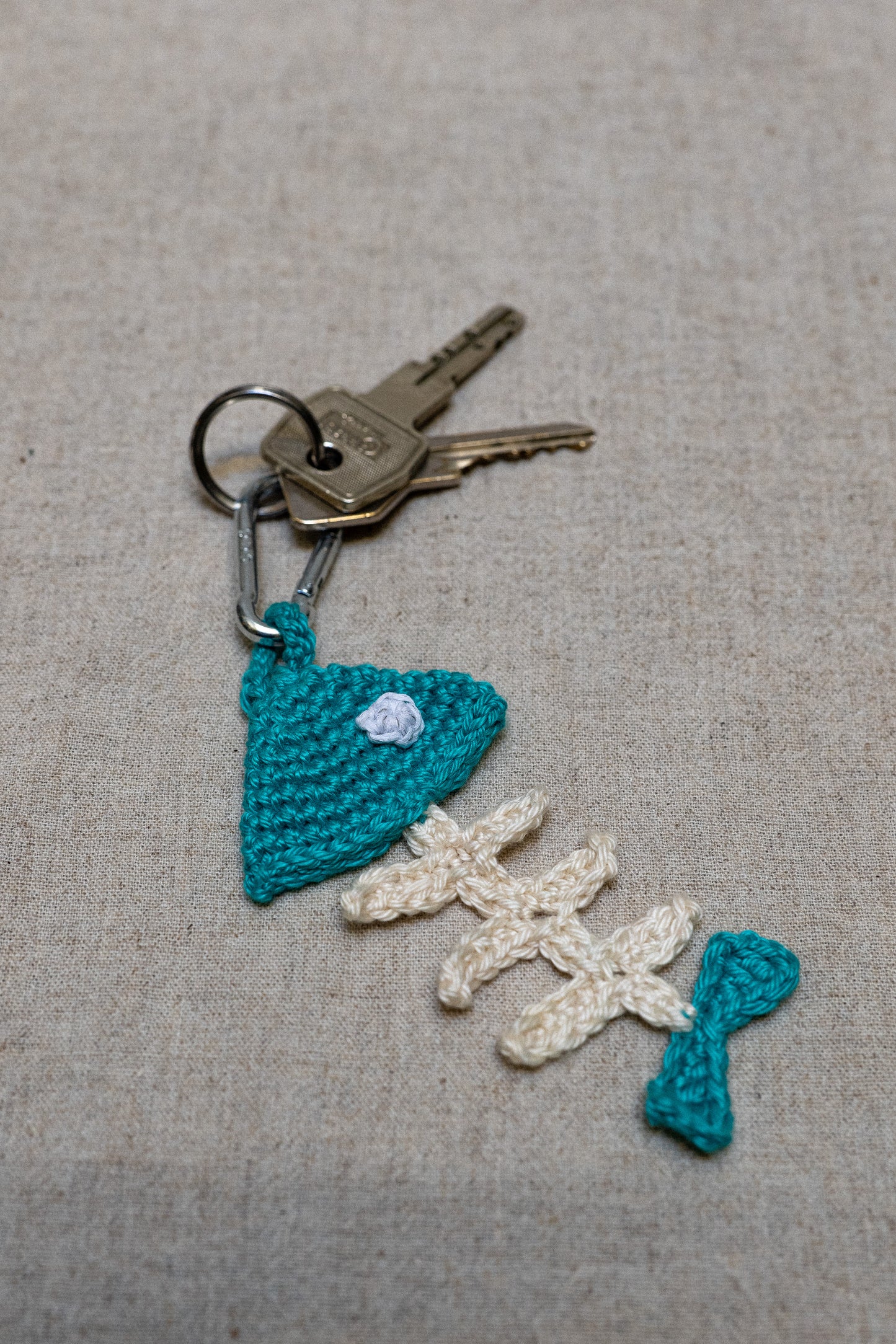 Portachiavi Amigurumis - Lisca pesce