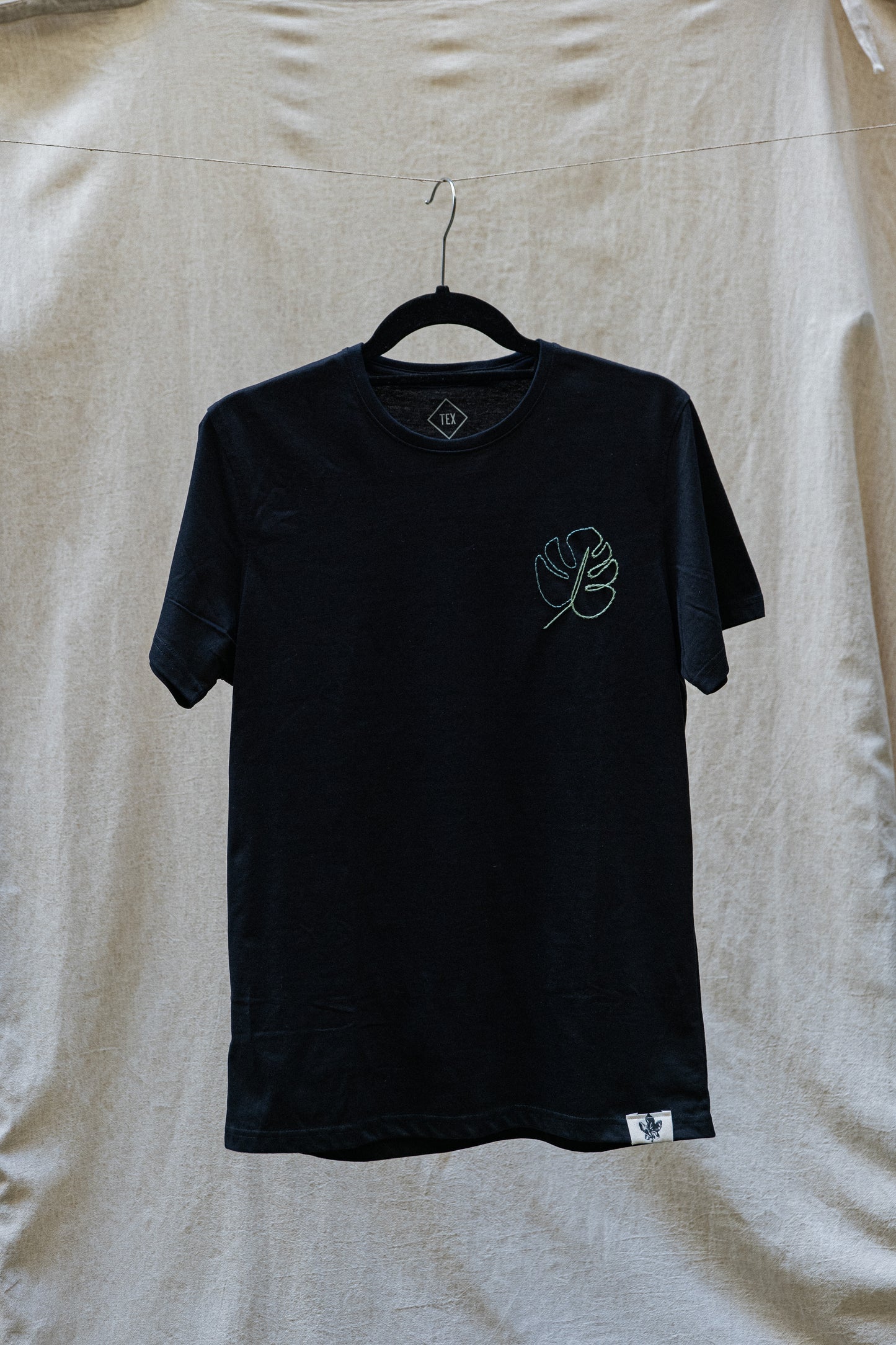T-shirt Foglia Monstera - Manica Corta