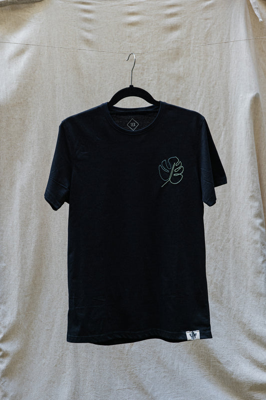 T-shirt Foglia Monstera - Manica Corta
