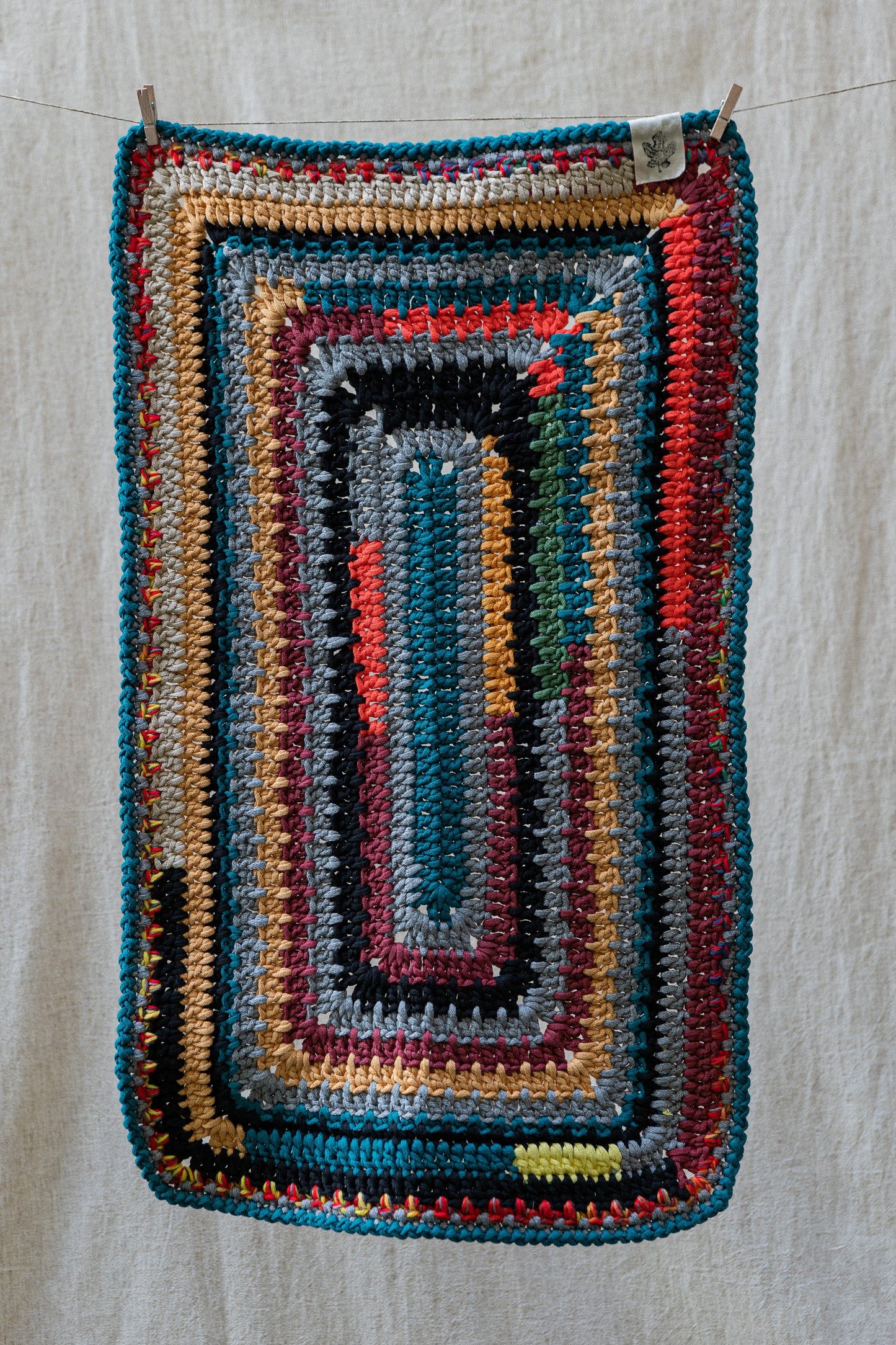 Tappetino - Multicolor Petrol Blue