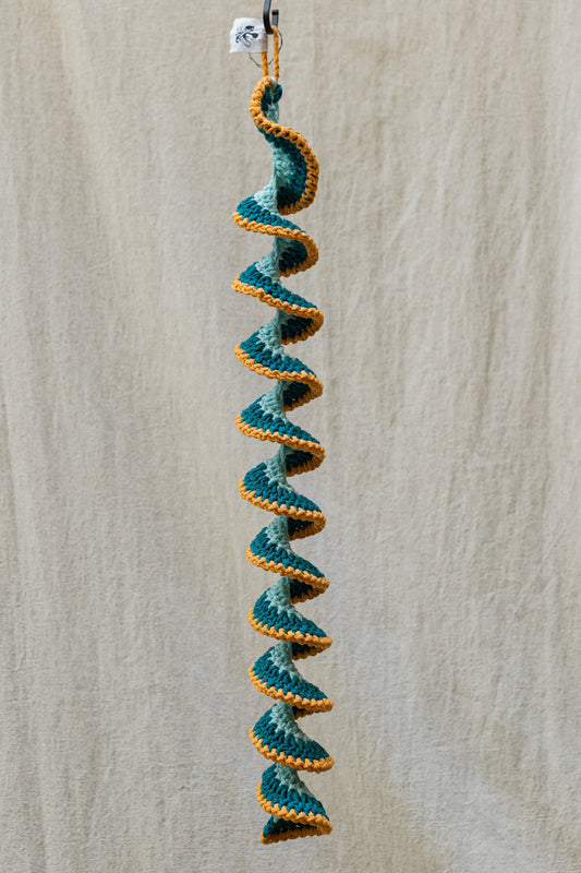 Spiral - Sky Blue Yellow