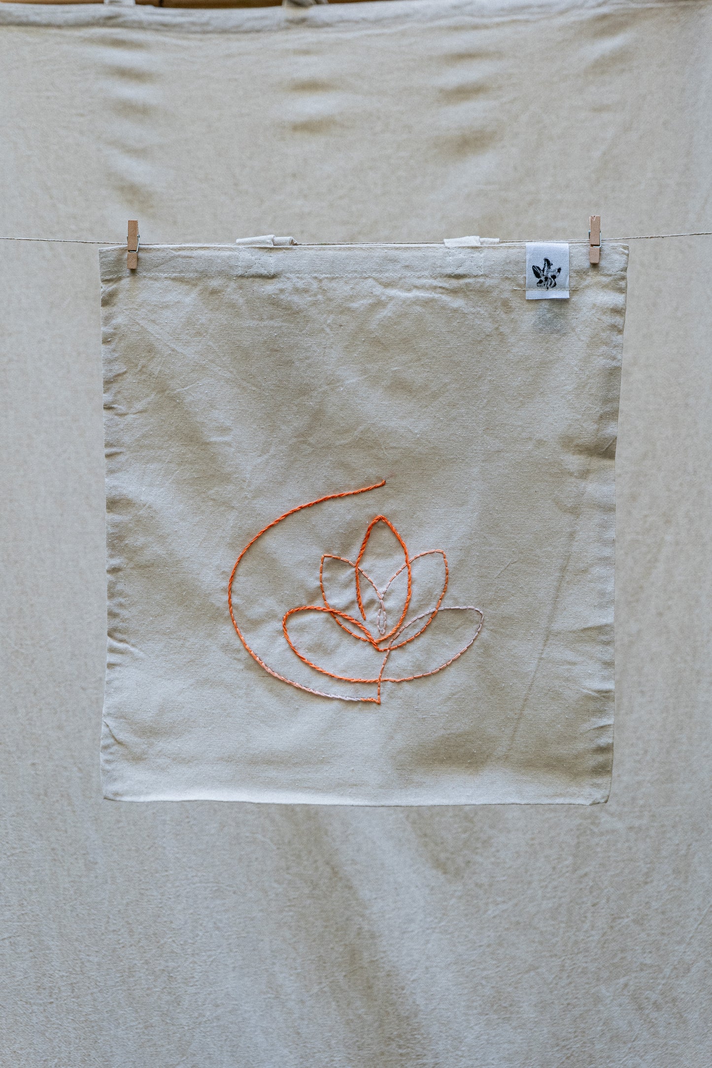 Shopper ricamata