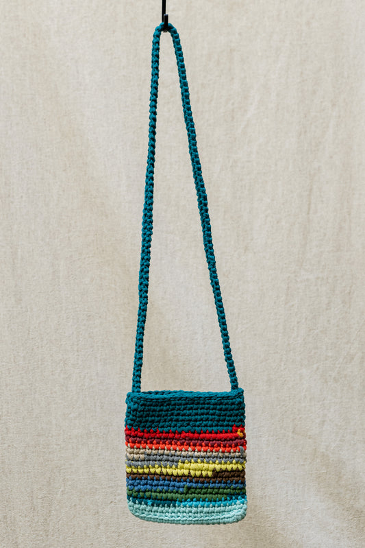 Sling Bag  - Multicolor Petrol Blue