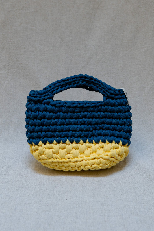 Minibag  - Yellow Petrol Blue