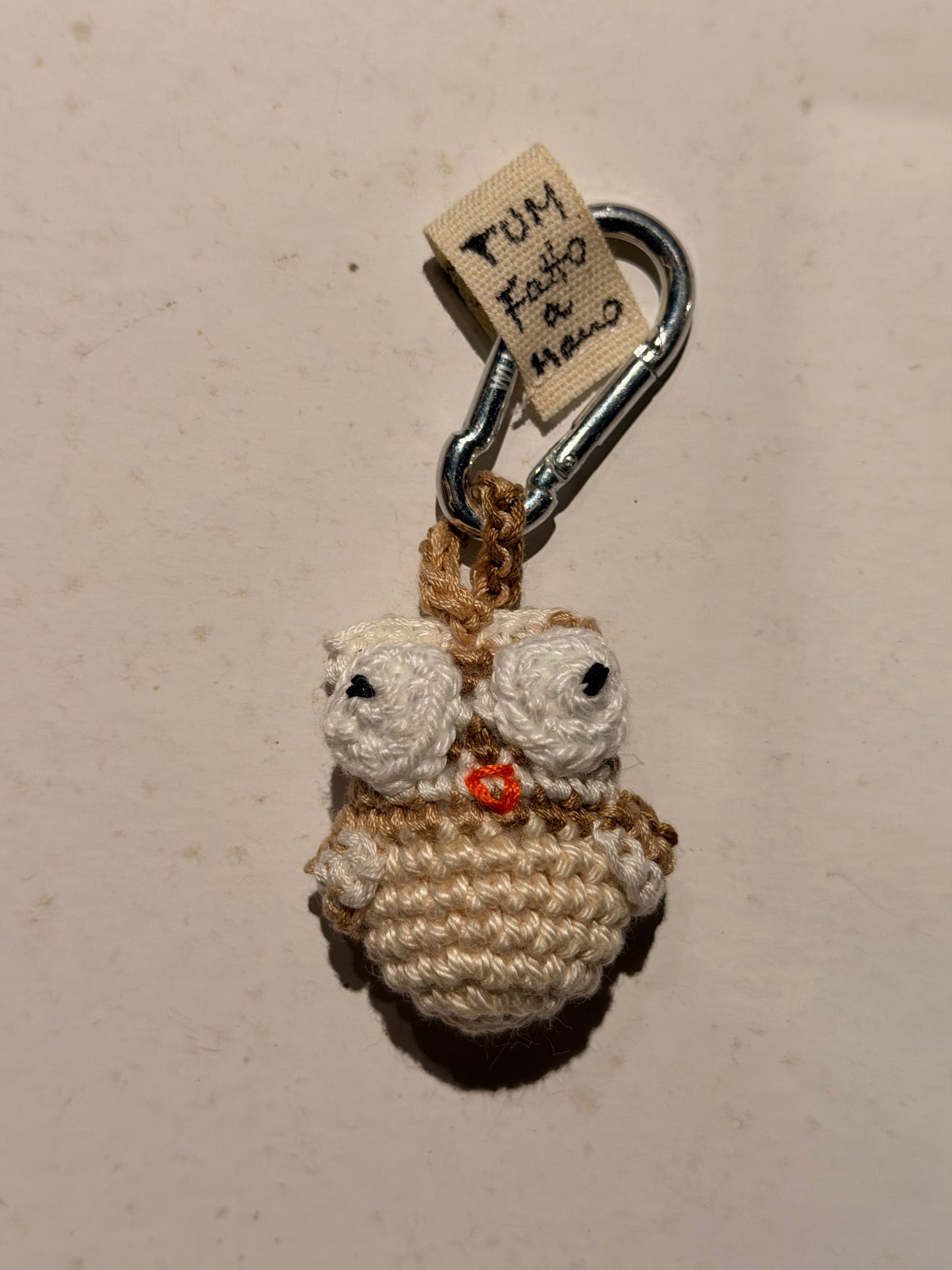 Portachiavi Amigurumis - gufo