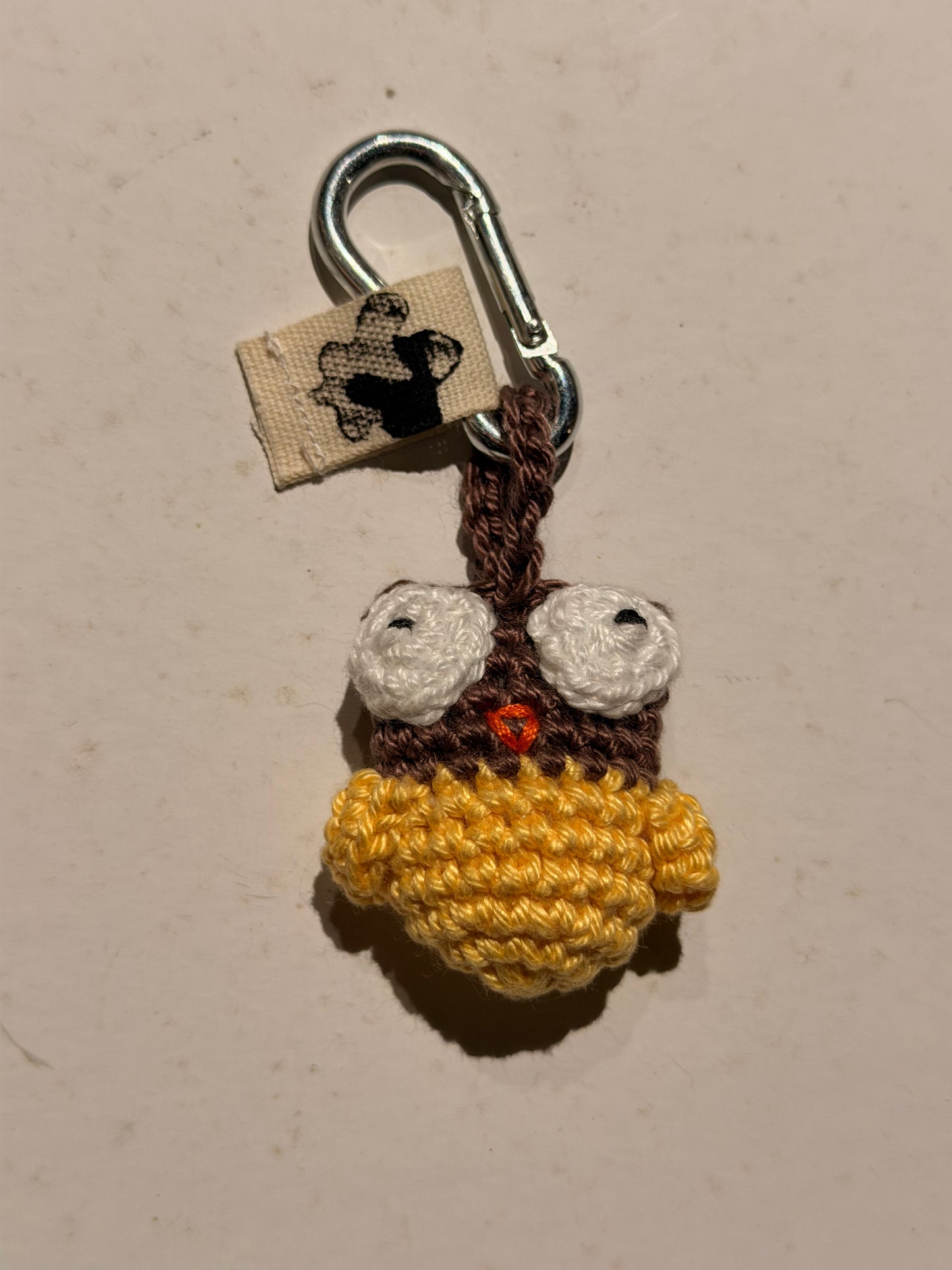 Portachiavi Amigurumis - gufo