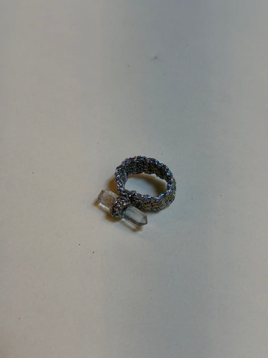 Anello Uncinetto Quarzo
