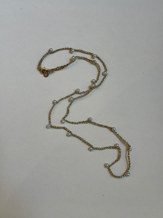 Collana Uncinetto Perle