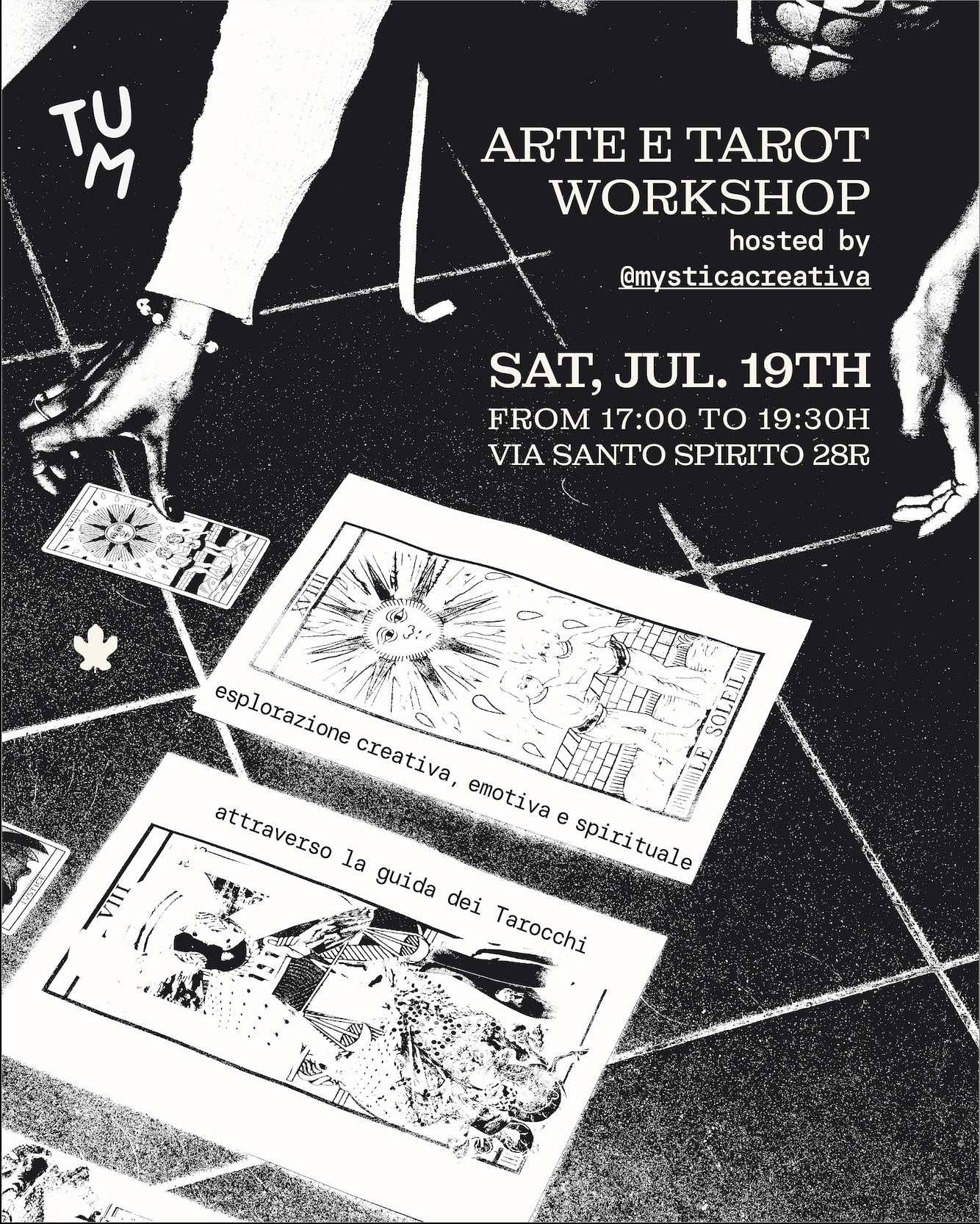 19/07 - Workshop Arte e Tarocchi by @mysticacreativa