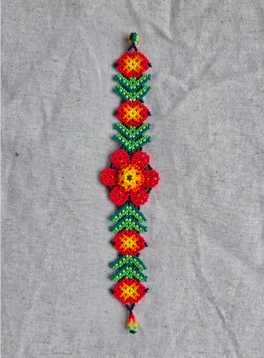 Bracciale Fiore Piccola - Rosso