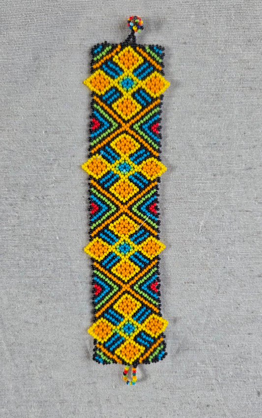 Bracciale Grande 4 Rombi - Giallo