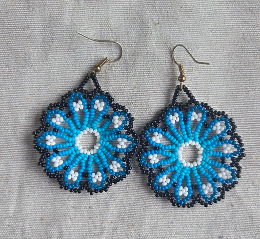 Orecchini Cerchio - Blu