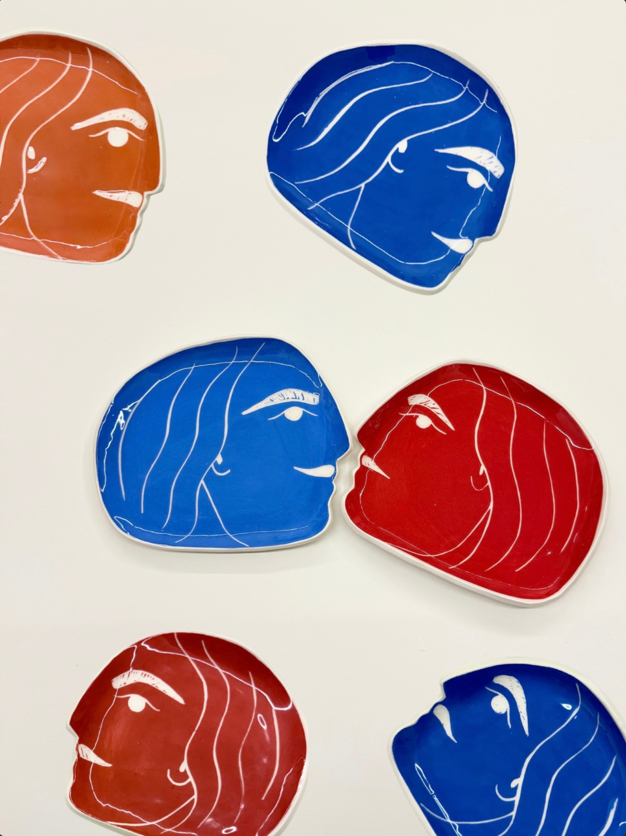 Piatto Volto Grande - Lorac Ceramics
